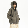 714street重磅美式连帽卫衣男女2024春秋情侣装拉链开衫运动外套 商品缩略图0