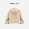 COCO ZONE 2024美式休闲风连帽外套复古牛角扣百搭上衣24C10295 商品缩略图1