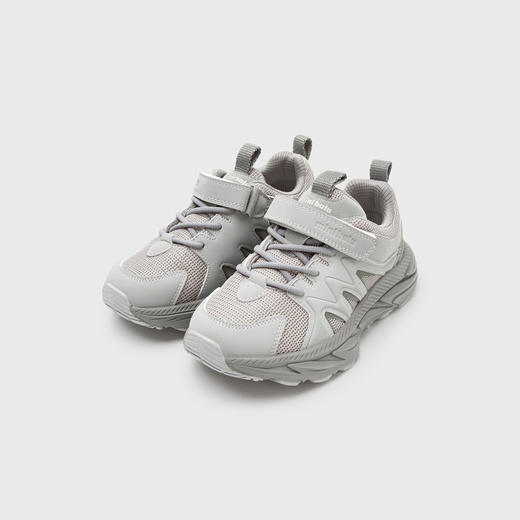 迷你巴拉网眼透气止滑运动鞋男女童轻便软弹好穿脱慢跑鞋 商品图2