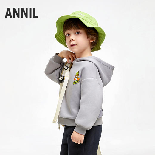 男童运动风连帽卫衣安奈儿童装实体店同款XB431722 商品图1