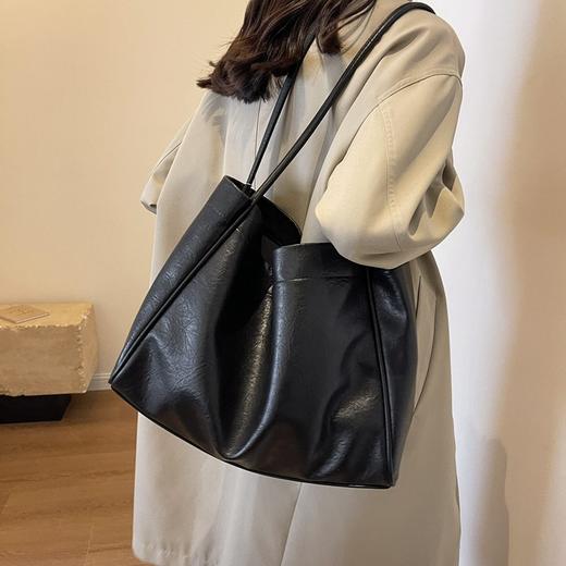 【小身材大容量】QianJiYan倩吉嫣-秋冬美拉德子母托特包 立体简约托特包型 柔软皮质 超大容量 任意搭配 商品图1