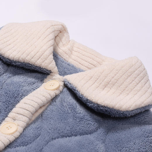 都市丽人眯雅佳睡衣夹棉系列长袖长毛绒夹棉加厚童装中夹棉套装JHT1B6 商品图8