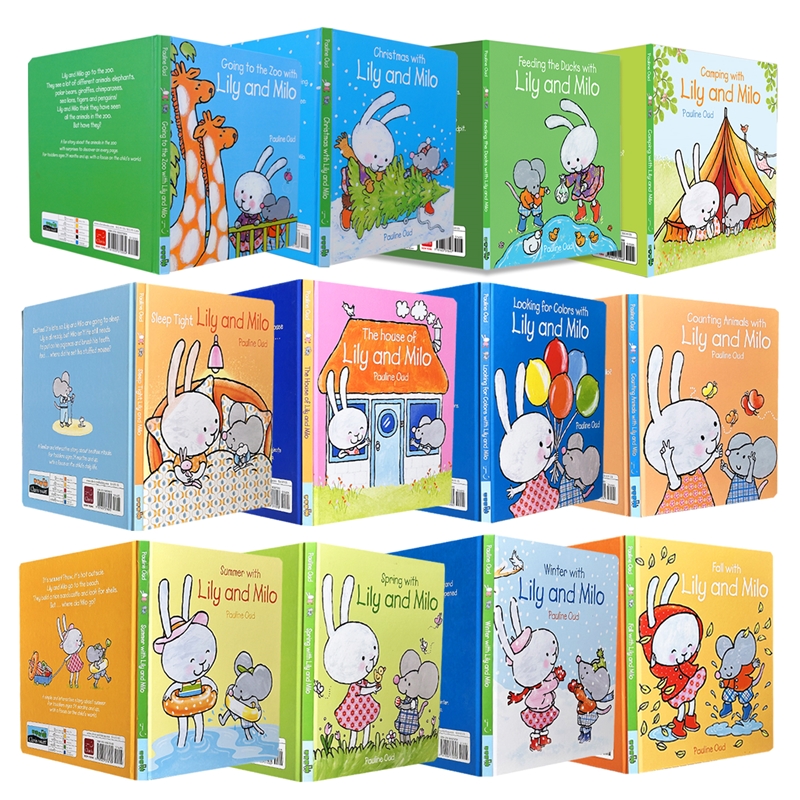 Lily&Milo系列 图书适合2岁+语言开发探索情商培养英文绘本