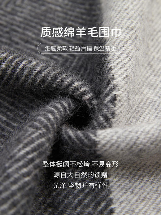 万事利羊毛围巾-冬颂 商品图3