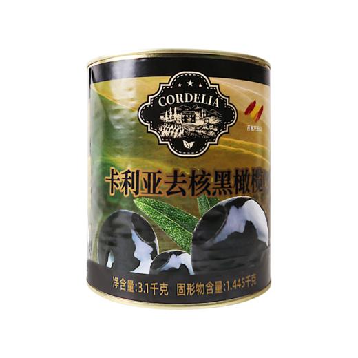 卡利亚去核黑橄榄3.1kg 西班牙进口 商品图5