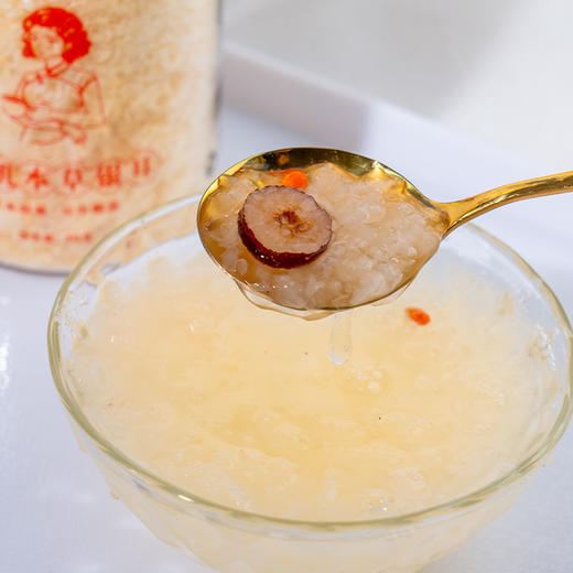 有机本草银耳干品  12种中草药培育   免洗免泡   快速出胶  一罐可吃40天 商品图3