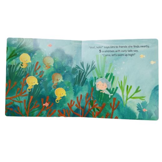 The Mermaid Counting Book适合3岁+语言开发日常生活英文绘本 商品图1