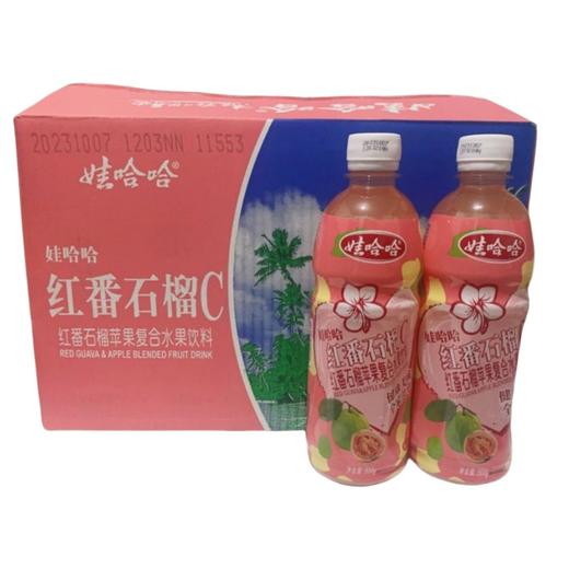 娃哈哈红番石榴C 500ml*15瓶/件 商品图0