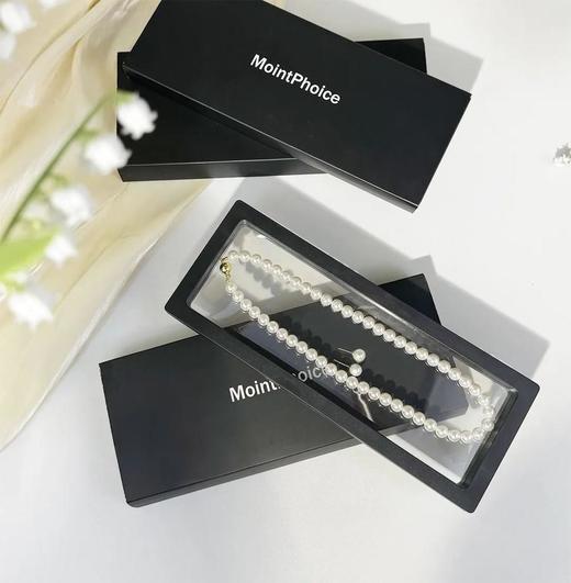 【下单赠同款耳钉】MointPhoice水晶珍珠项链 | 轻奢简约 珍珠光泽细腻 莹润透亮 三款尺寸可选 商品图7