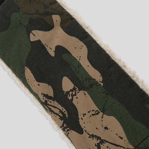 GOODBAI 916 迷彩撞色加绒短款围巾 商品图4