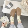 「19.9到手6双！纯色小波点袜」卷边圆点袜子女中筒袜 ins潮春秋日系jk堆堆袜学生春夏中筒袜配饰 商品缩略图3