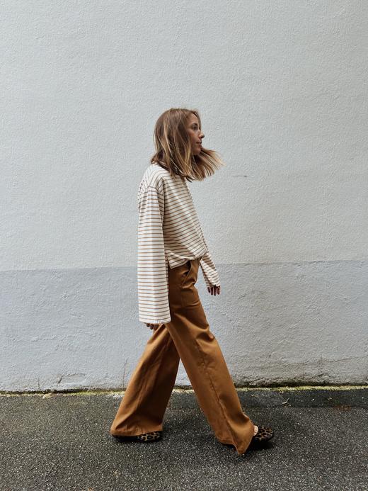 Ginette Garde MARCEL 长袖T-卡其条纹 商品图4