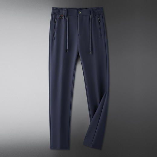 【加绒+常规】【新款DWD】大依优型大码松紧腰直口休闲运动裤卫裤休闲裤加肥加大运动长裤胖子裤子 商品图3