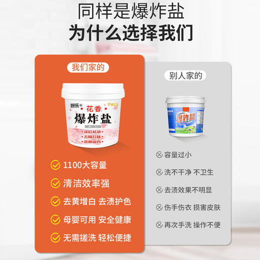 日本深层去渍花香爆炸盐 污渍强力除霉斑去黄洗衣粉 彩色衣服全能型彩漂粉漂白剂 商品图2