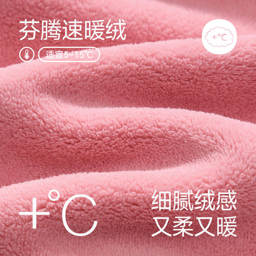 芬腾珊瑚绒女士睡衣秋冬加绒加厚保暖布朗熊套装法兰绒大码家居服 商品图1