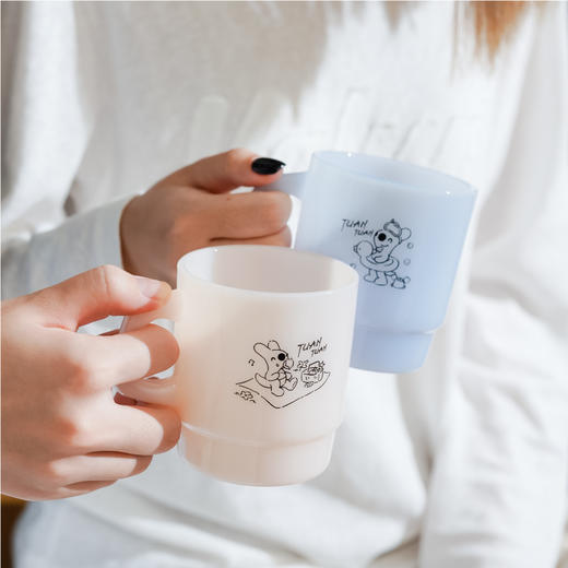 夏日系列奶玉玻璃杯 商品图1
