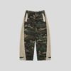 GOODBAI 916 迷彩拼接仿羊驼绒刺绣工装直筒休闲裤 商品缩略图1