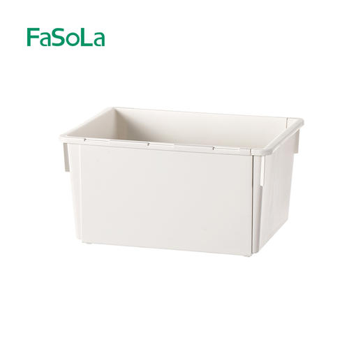 FaSoLa橱柜收纳盒抽屉式可伸缩桌面零食杂物厨房整理盒直角储物盒 商品图5