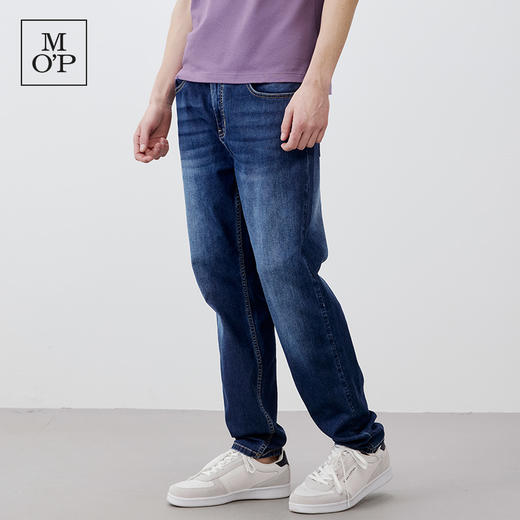 Marc O'Polo/MOP 2024夏季新款直筒宽松四面弹轻薄水洗牛仔裤男士 商品图2