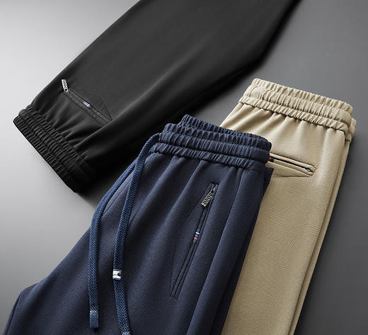 【DWD】大依优型大码松紧腰直口休闲运动裤卫裤休闲裤加肥加大运动长裤胖子裤子 商品图7