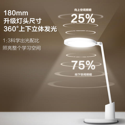 欧普（OPPLE）元悦2Plus·AAAAA护眼全光谱台灯学习专用儿童写作业书桌学生阅读近视防 商品图1