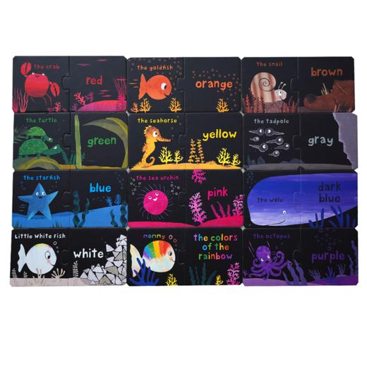 定制精美周边Lily&小白鱼&凯文单词数字事物配对认知卡 商品图4