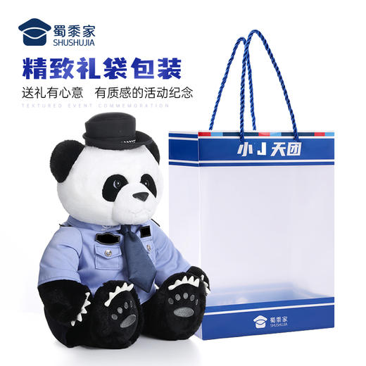 【实付满199送钥匙扣】【盼盼达达（可定制）】创意熊猫玩偶毛绒玩具儿童公仔送礼礼品礼物 商品图3