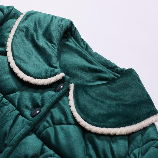 都市丽人睡衣夹棉系列长袖家居服贝贝绒夹棉加厚女士夹棉套装LHT1P4 商品图4