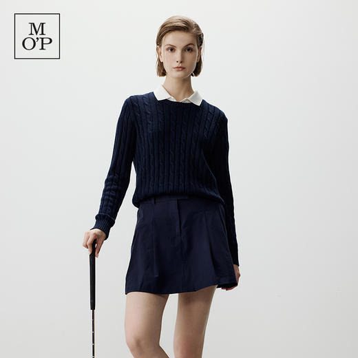 Marc O'Polo/MOP 提花毛针织衫女秋季新款时尚简约百搭毛衣女 商品图2