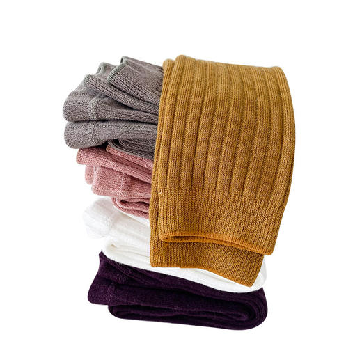 【优质棉竖条纹の九分裤，可爱百搭，萌萌哒~】女童春秋新款弹力连裤袜 宝宝儿童外穿 韩版休闲长裤 九分打底裤-QQ 商品图4