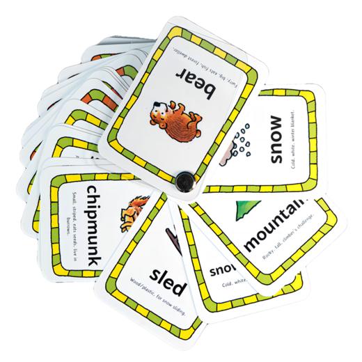 定制精美周边 little fox 系列动物配对认知卡 商品图0