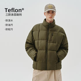 714street山系户外防风徒步登山棉服男士秋冬季新款宽松短阔外套