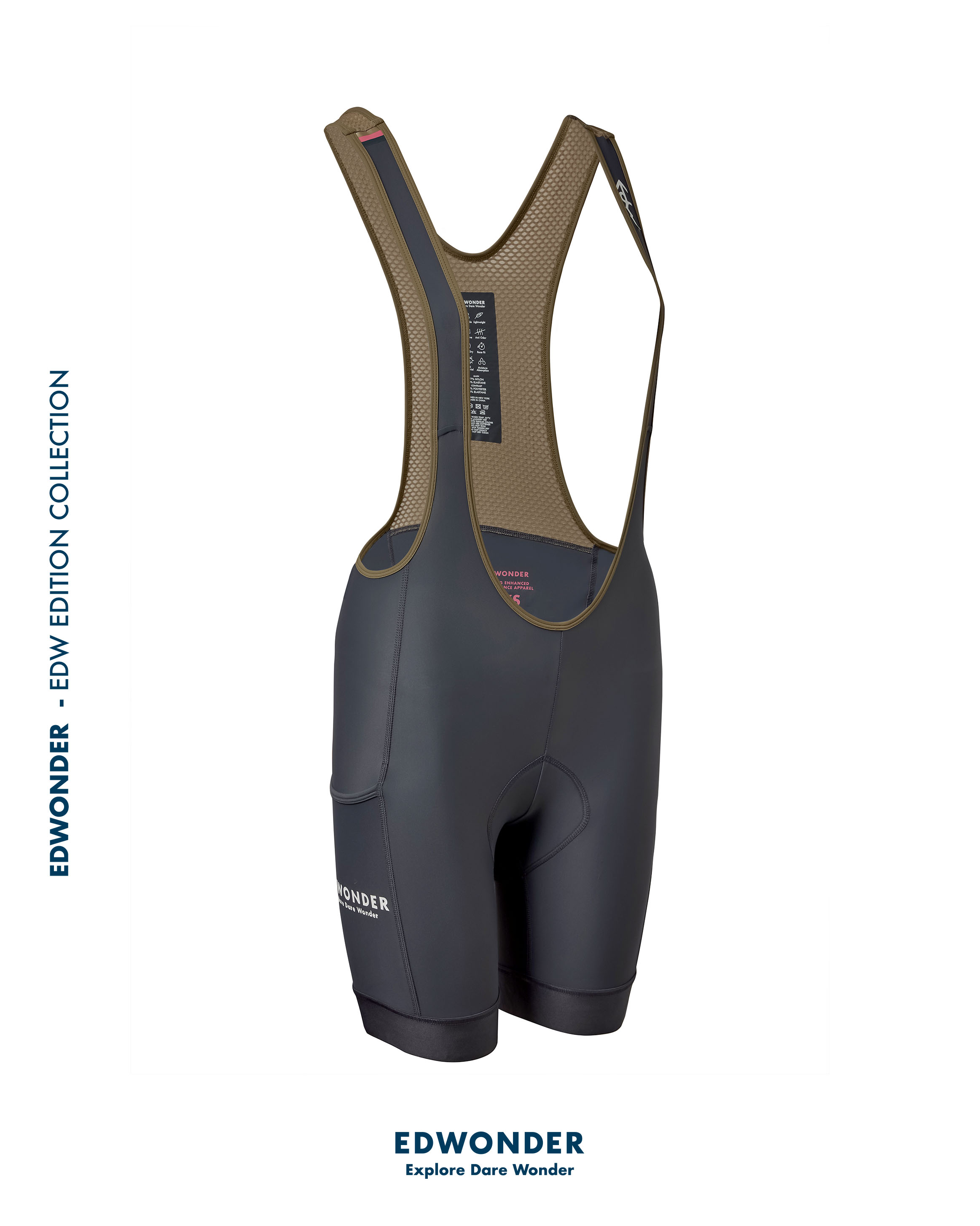 EdW超轻(女)口袋车裤3.0-深灰岩Bibs