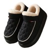【棉拖鞋男包跟】秋冬季保暖厚底 外穿加绒PU防水百搭棉鞋女  商品缩略图4