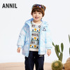 【轻暖0~10℃】男童潮趣中长款羽绒外套冬季新款安奈儿童装实体店同款XB445816 商品缩略图0