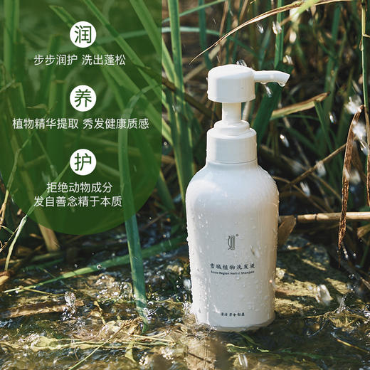 【分销】洄·雪域植物洗发液 | 300ml/ 500ml 氨基酸温和滋养 舒缓控油 清洁洗发水 商品图2