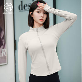 跃牌【安琪拉系列】瑜伽服拉链外套女跑步运动瑜伽外套秋WT059