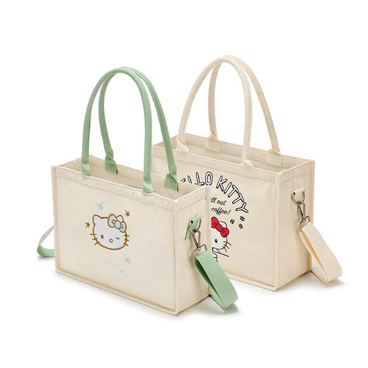 银座 X Hello Kitty联名系列大容量手提斜挎托特帆布包24001系列 商品图6