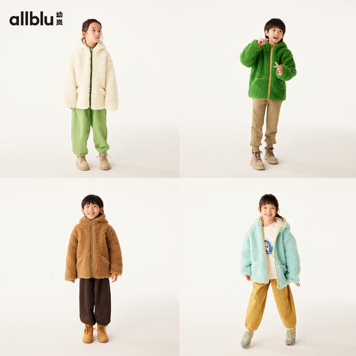 【冬Vol.2】幼岚童装「小毛怪」羊羔绒外套亲肤保暖24年冬新款儿童男女童外套ZY 商品图2