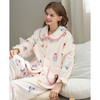 芬腾珊瑚绒月子服秋冬季加厚保暖孕妇睡衣产后哺乳喂奶家居服套装 商品缩略图0