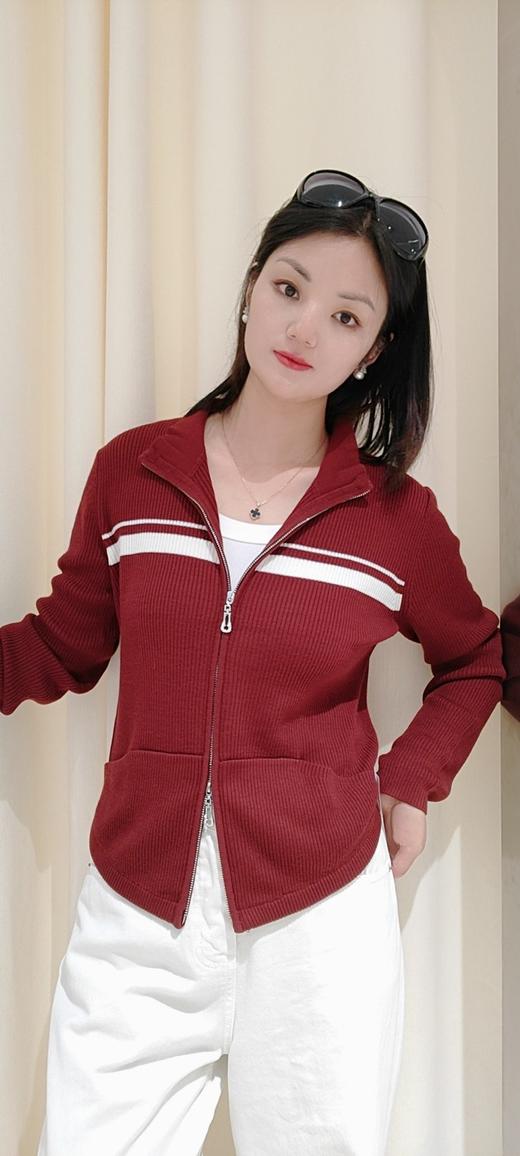 489018秋冬款 金纺羊毛双拉链开衫外套四色可做开衫外套 冬天可搭配羽绒服大衣系 商品图5