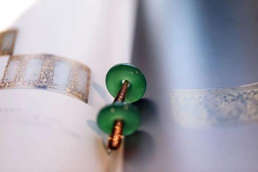 纯料之美｜收藏级满绿平安扣耳环 商品图1