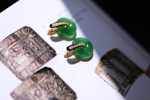 纯料之美｜收藏级满绿平安扣耳环 商品图6