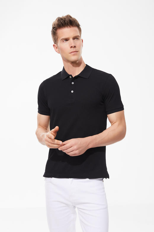 赤兔嗨购冰氧呼吸棉POLO衫商务休男女同款24年新品正肩短袖99819 商品图8