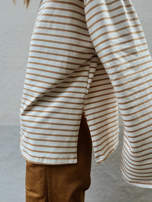 Ginette Garde MARCEL 长袖T-卡其条纹 商品图6