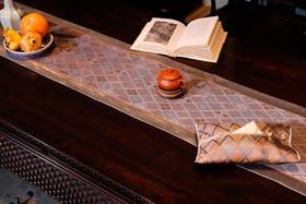 【皇锦】梅开五福 桌旗