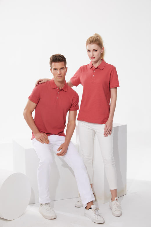 赤兔嗨购冰氧呼吸棉POLO衫商务休男女同款24年新品正肩短袖99819 商品图10