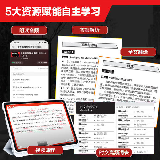 高中英语时文阅读提分训练3十X（高一、高二、高考）(上海学生英文报) 商品图1