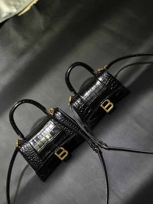 巴黎世家| 鳄鱼纹 Balenciagα沙漏包 大小号（CB） 商品图11