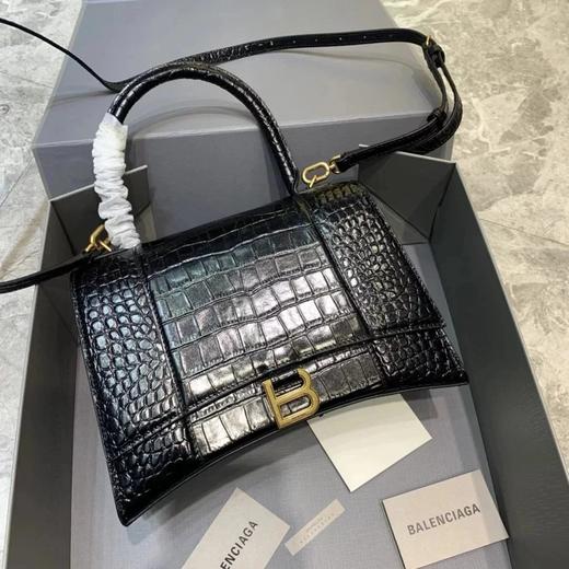 巴黎世家| 鳄鱼纹 Balenciagα沙漏包 大小号（CB） 商品图4